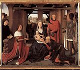 Triptych of Jan Floreins [detail 1, central panel] by Hans Memling